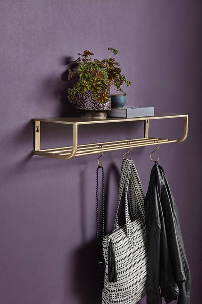 RAMU Hylde med guld-finish | 80 cm