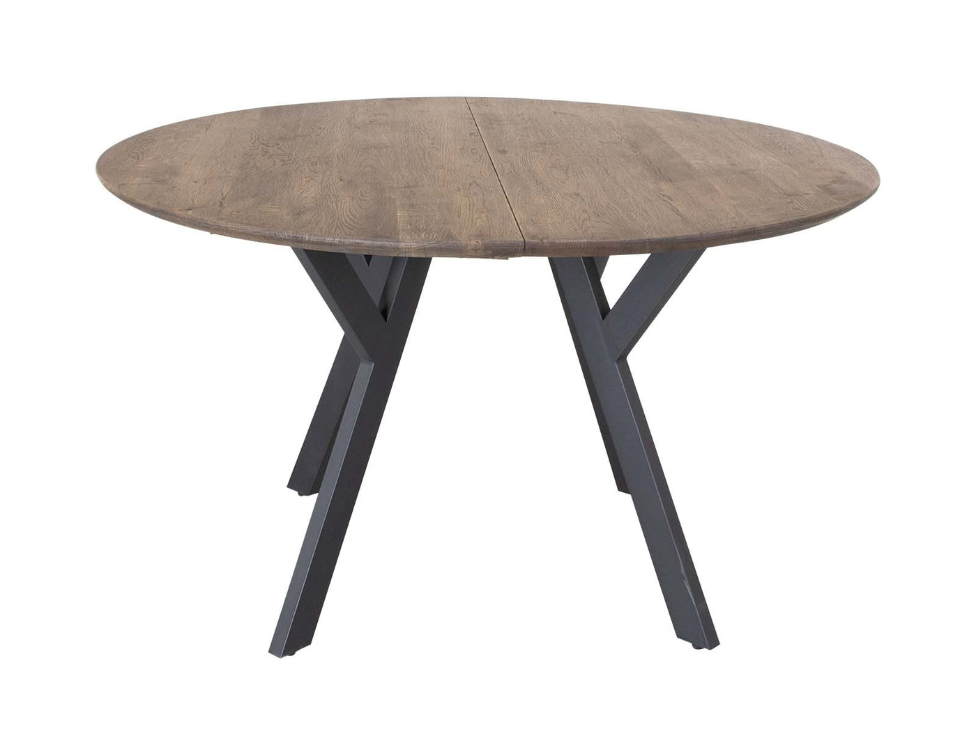 Rundt Spisebord i Massiv Eg | Model Miami med Udtræk