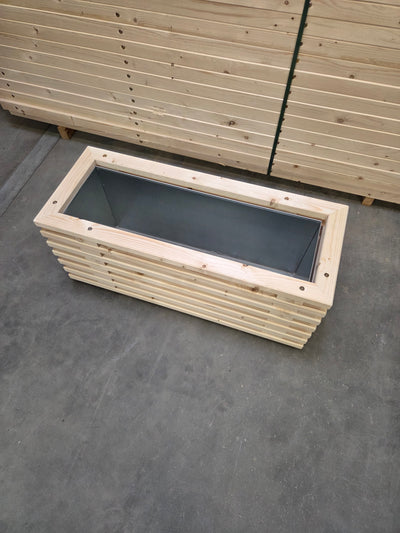 Udstillingsmodel: Luksus Plantekasse 95 cm | 7 Lægter
