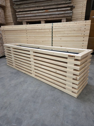 Udstillingsmodel: Luksus Plantekasse 177 cm | 9 Lægter