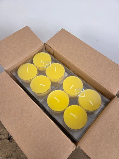 Store Telys | Citron gul