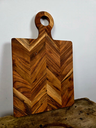 Serveringsbræt i Olieret Akacietræ