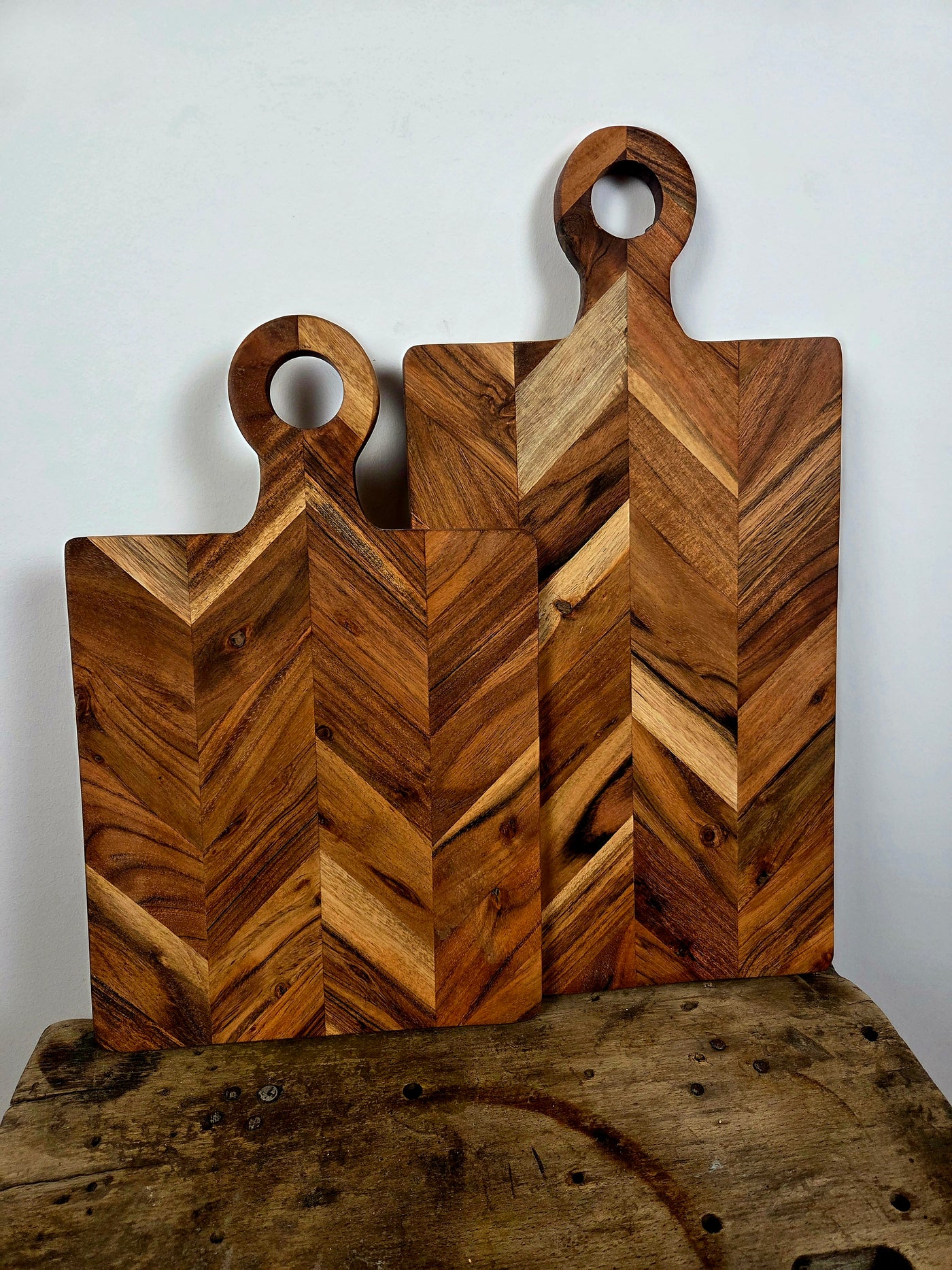 Serveringsbræt i Olieret Akacietræ