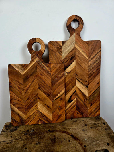 Serveringsbræt i Olieret Akacietræ
