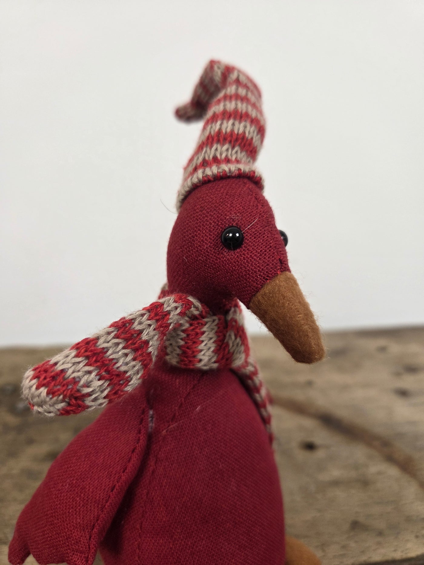 Julegås med hue | Rød