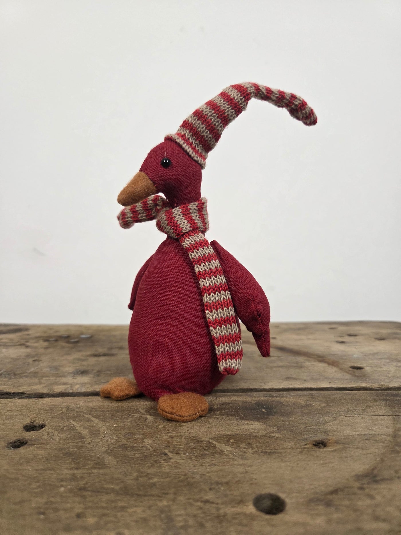 Julegås med hue | Rød