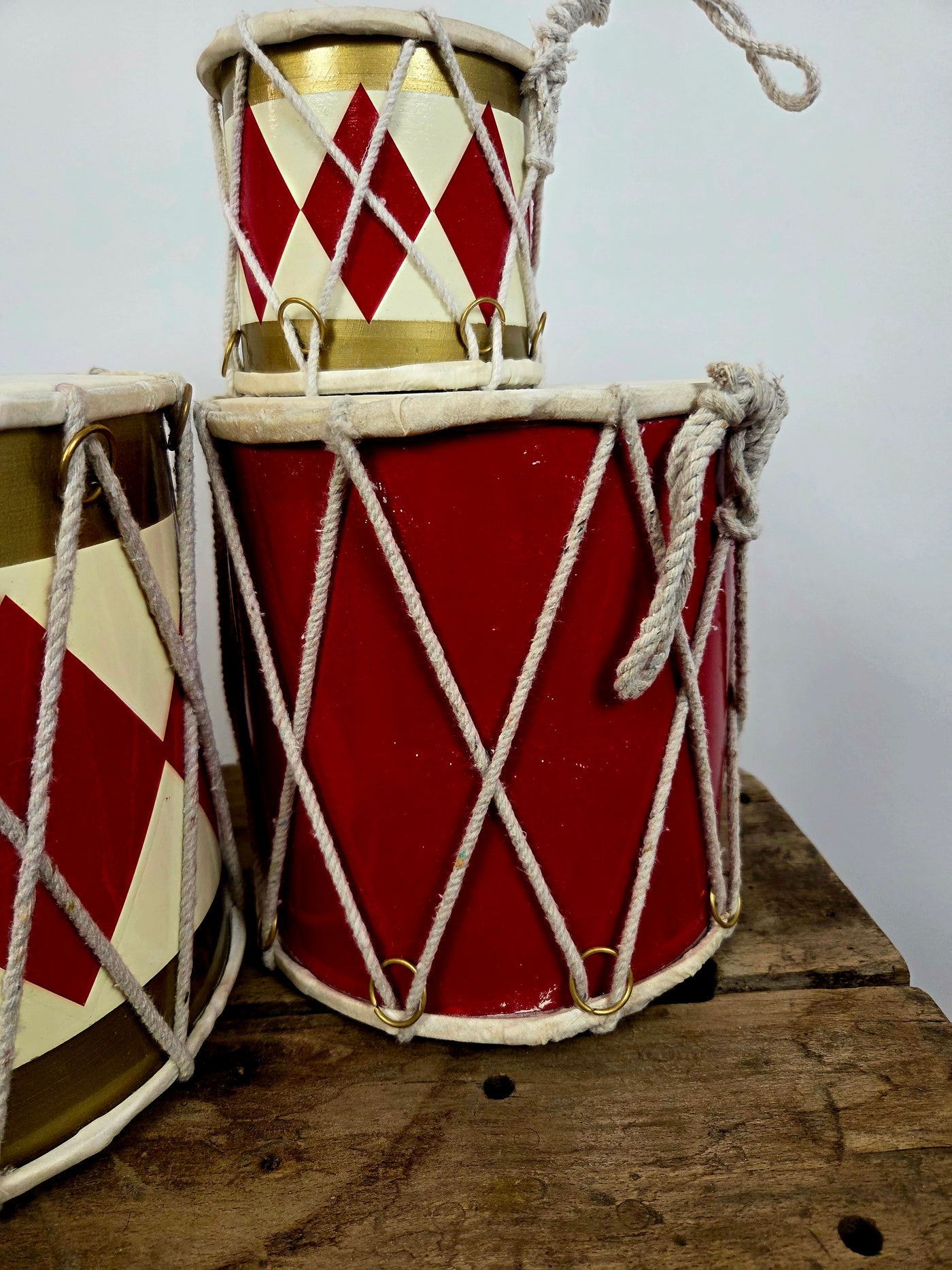 Juletromme med skind