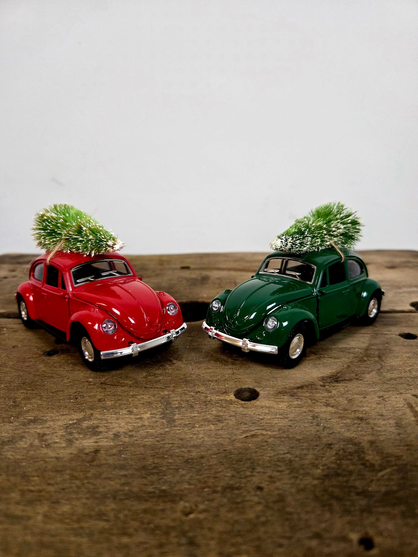 Julebil med Juletræ på taget