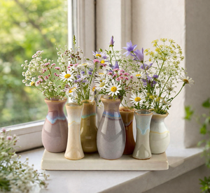 Dekovase | Firkantet Pastel