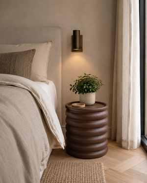 Cloudy sidebord med opbevaring | Brun