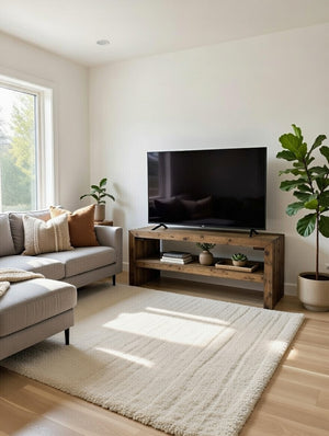 Tv Bord | Brunbejdset