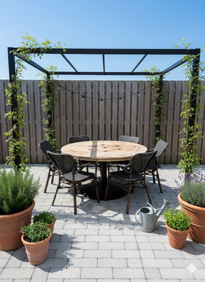 Havebord af Kabeltromle | Centerstel