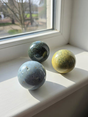 Dekorationskugler - sæt af 3 | 4 cm