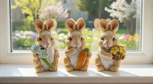 Påskeharer sæt af 3 | Små
